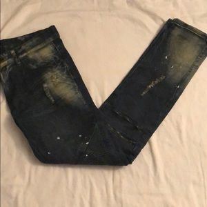 Black Premium Skinner Biker Jeans 32/34